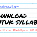 JNTUK SYLLABUS DOWNLOAD