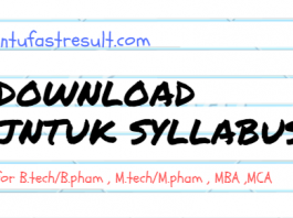 JNTUK SYLLABUS DOWNLOAD