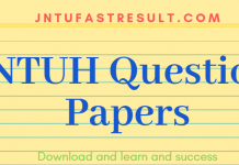 jntuh previous question papers