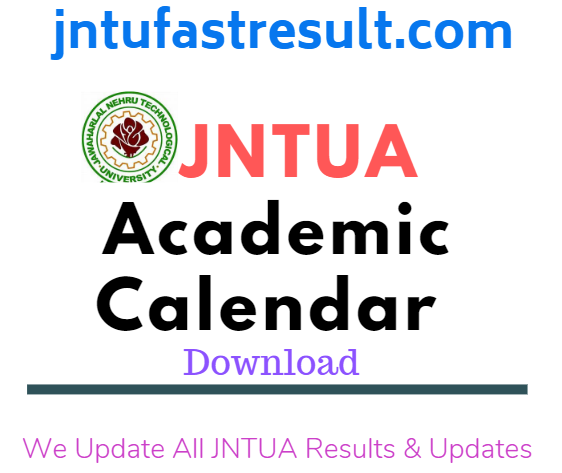 JNTUA Academic Calender