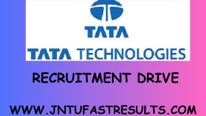 Tata Technologies Recruitment Drive