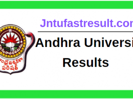 andhra university results