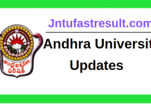 Andhra University Updates