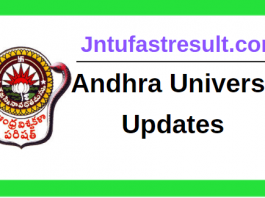 Andhra University Updates