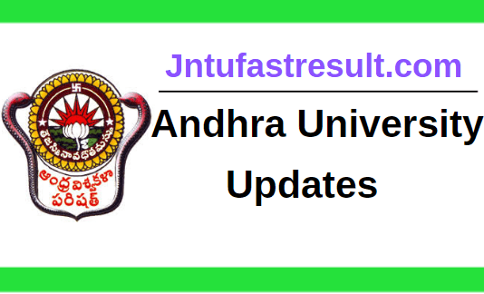 Andhra University Updates