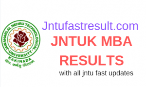 JNTUK Results 2019