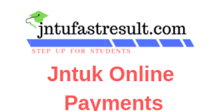 Jntuk Online Payments Procedure