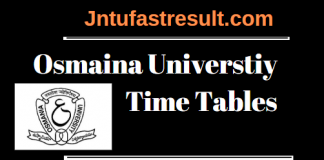ou exam timetables 2019
