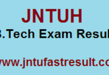 jntuh B.Tech Exam Resuults