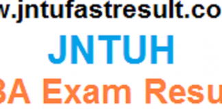 jntuh mba exam results