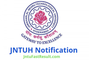 JNTUH Notification for One Time Chance PG Project Thesis