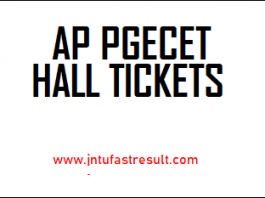 AP-PGECET-Hall Tickets