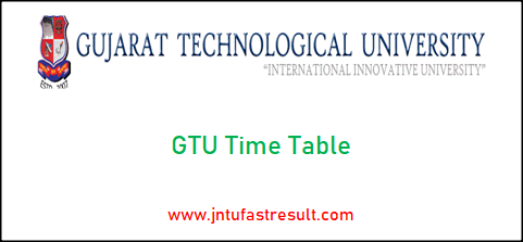 gtu-time-table