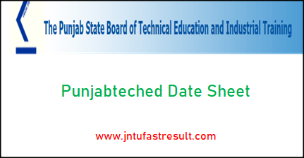 punjabteched-date-sheet