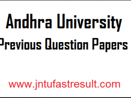Andhra-University-Previous-Question Papers