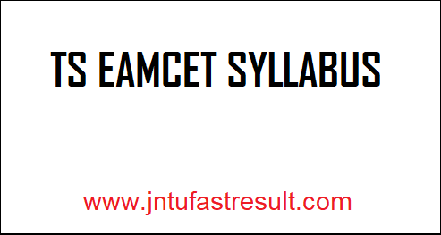 TS-EAMCET-Syllabus