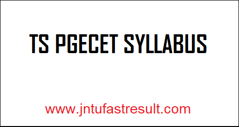 TS-PG-ECET-Syllabus