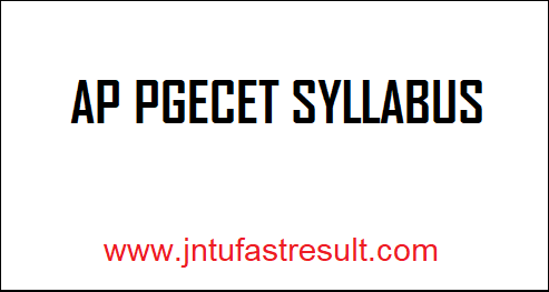 AP-PGECET-Syllabus