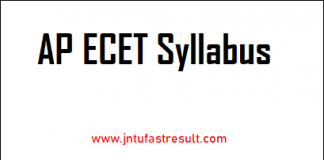AP ECET Syllabus