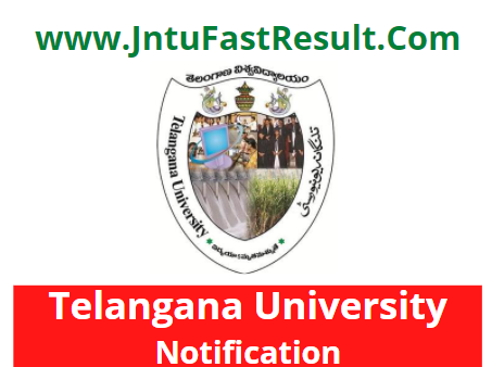 Telangana University UG Exam Fee Notification 2022 (OUT) - Backlog